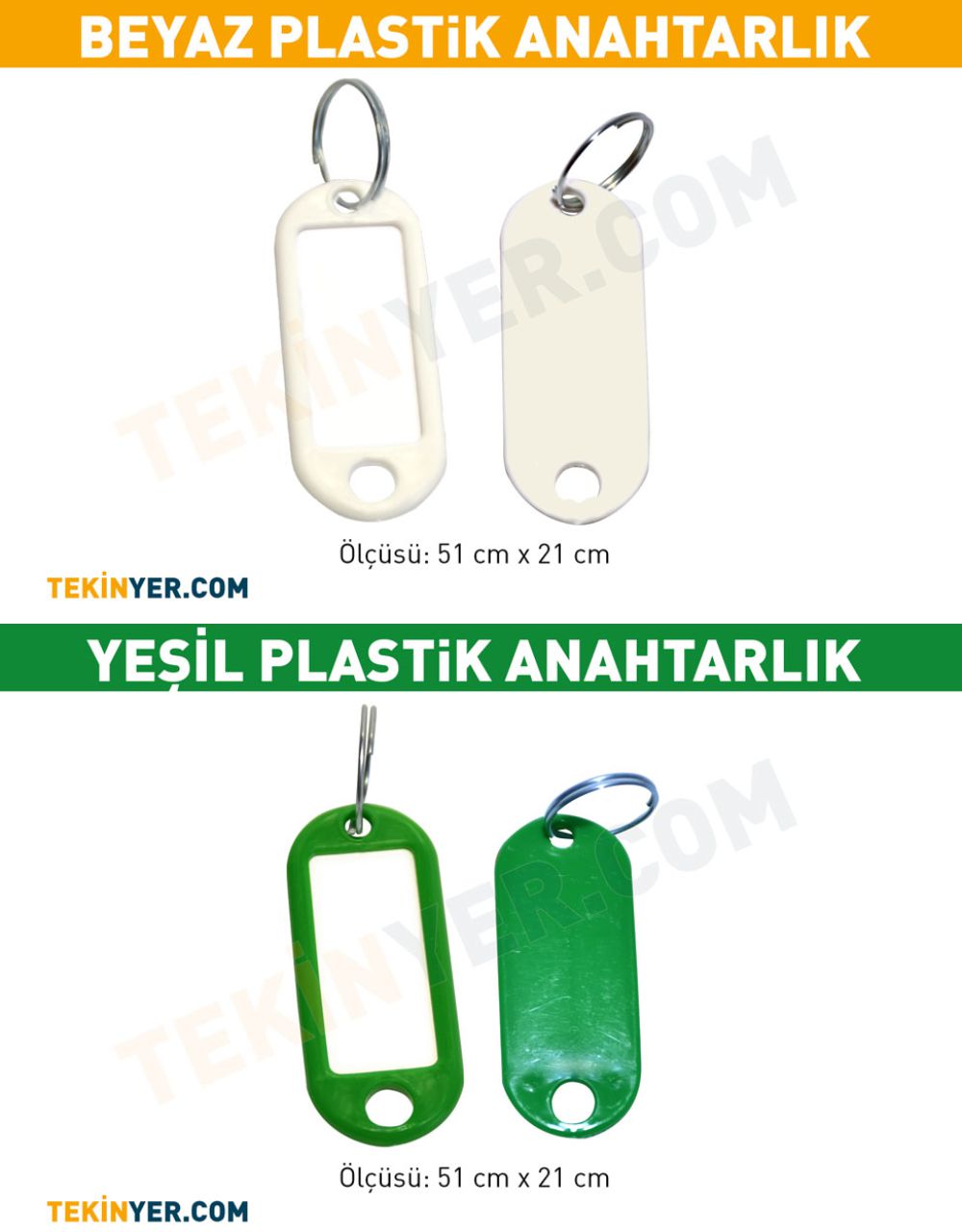 Trabzon Plastik Anahtarlık Orta kalınlık